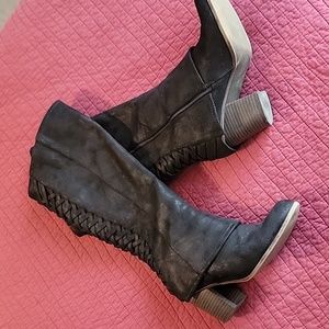 💜Knee high Black boots